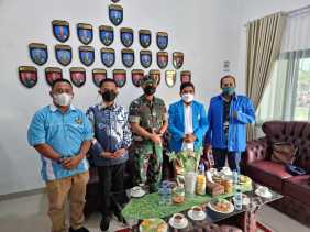 KNPI Riau Silaturahmi ke Danrem 031/WB Pekanbaru