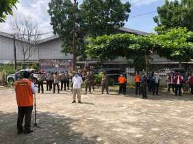 Bupati Kampar Pimpin Apel Siaga Posko PPKM Di Kecamatan Siak Hulu