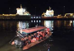 Pompong Pembawa TKI Tenggelam di Perairan Tanjung Medang,