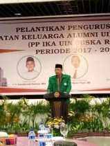 Rektor Munzir Ucapkan Selamat Atas Dilantiknya Pengurus Perdana IKA UIN Suska Riau