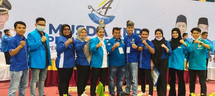 KNPI Kampar sebagai peserta penuh pada musda KNPI Riau di Pelalawani