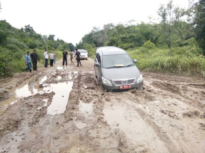 Begini Tanggapan DPRD Bengkalis Terkait Jalan Rusak di Rupati