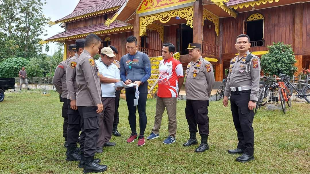 Irwasda Polda Riau Menguji Lintasan untuk Kegiatan Tour The Muara Takus Kampa.i