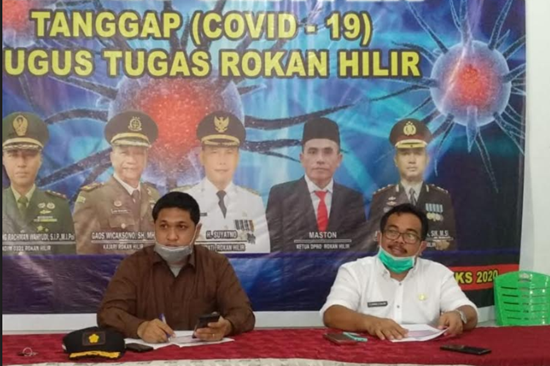 Bupati Rohil Suyatno Sampaikan Update Covid-19i