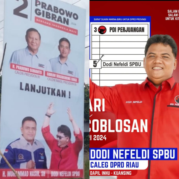 Terang-terangan Dukung Prabowo Gibran, Caleg PDI Perjuangan Dodi ...