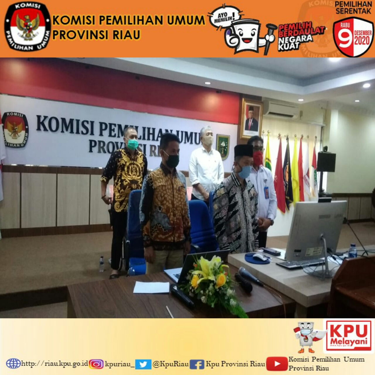 KPU Riau Gelar Apel Akbar Badan Adhoc PPKi