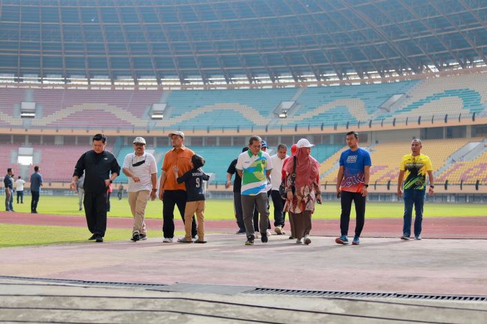 Dispora Sepakat Biaya Sewa Stadion Utama Riau Rp1 M Pertahuni