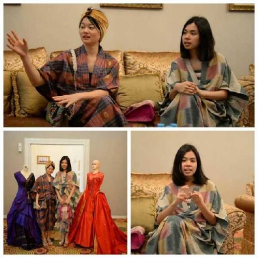 Pamerkan Tenun Riau, Putri Gubernur ini Tampil di MEA Kadin Expoi