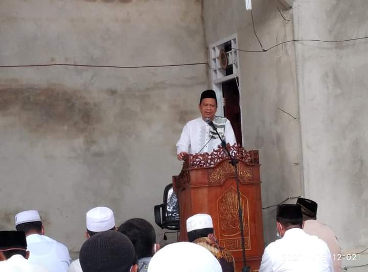 Kepala KUA Siak Hulu, Edi Rahmad Resmikan Masjid Al- Ikhlas Gading Marpoyan Desa Pandau Jayai