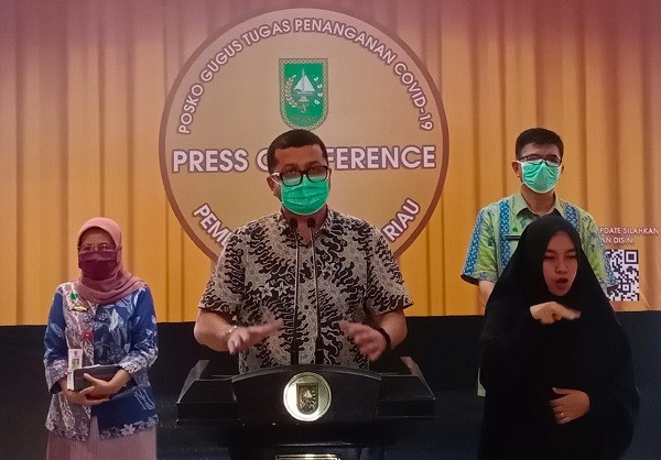Jubir Umumkan Penambahan Positif Covid-19 di Riau 4 Kasus  , Total Jadi 24 Kasusi