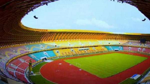 Ketua Umum PSSI Tinjau Stadion Utama Riau untuk Persiapan Piala Dunia U-20i