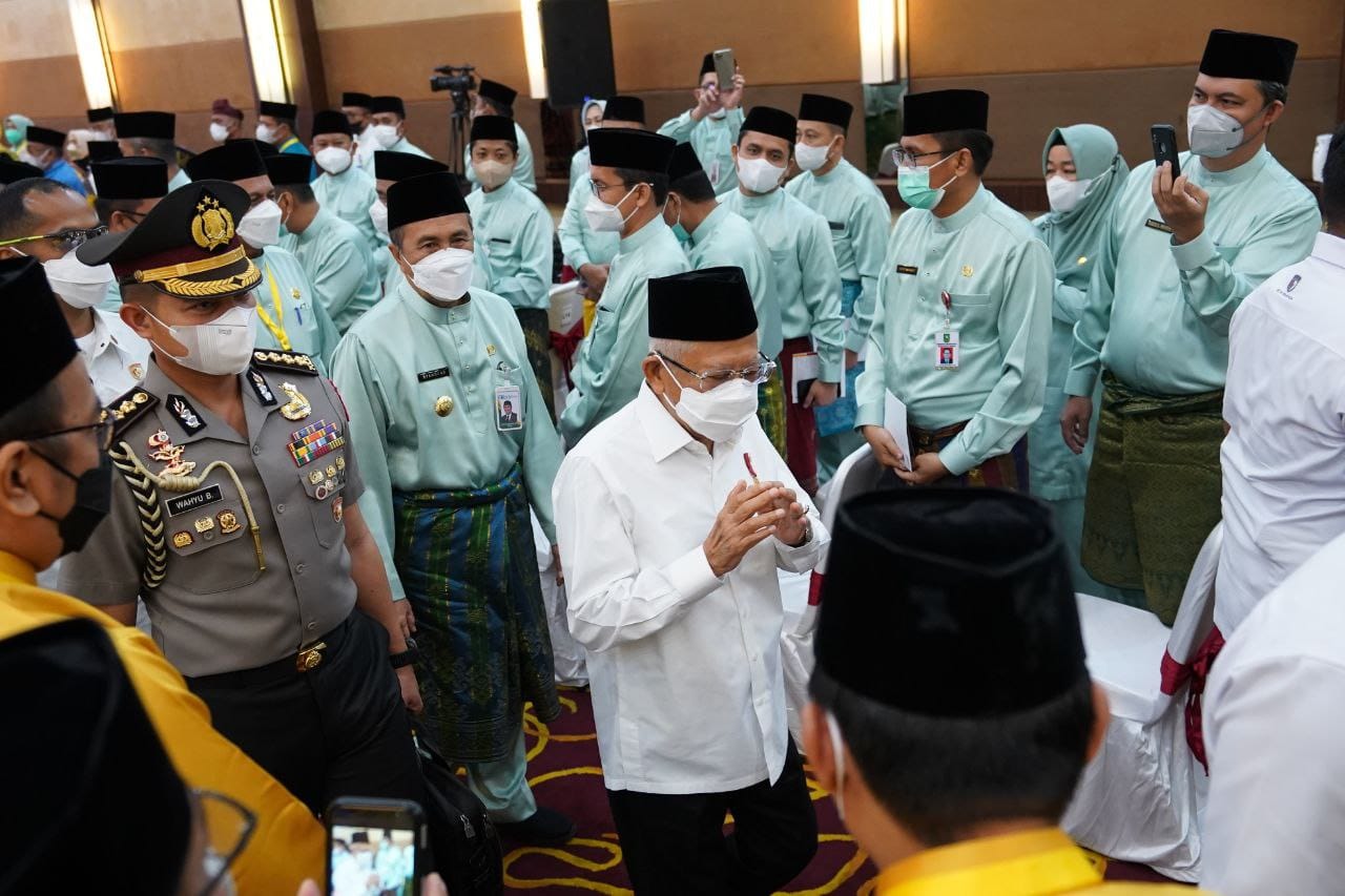 Bank Riau Kepri Jadi BRK Syariah, Ini  Poin Arahan Wapres RIi